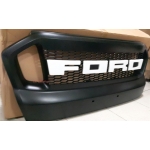 กระจังหน้า หน้ากระจัง ดำด้าน ตัวหนังสือ Ford  สีขาว ใส่ ฟอร์ด เรนเจอร์ All New Ford Ranger 2015  V.4 ส่งฟรี